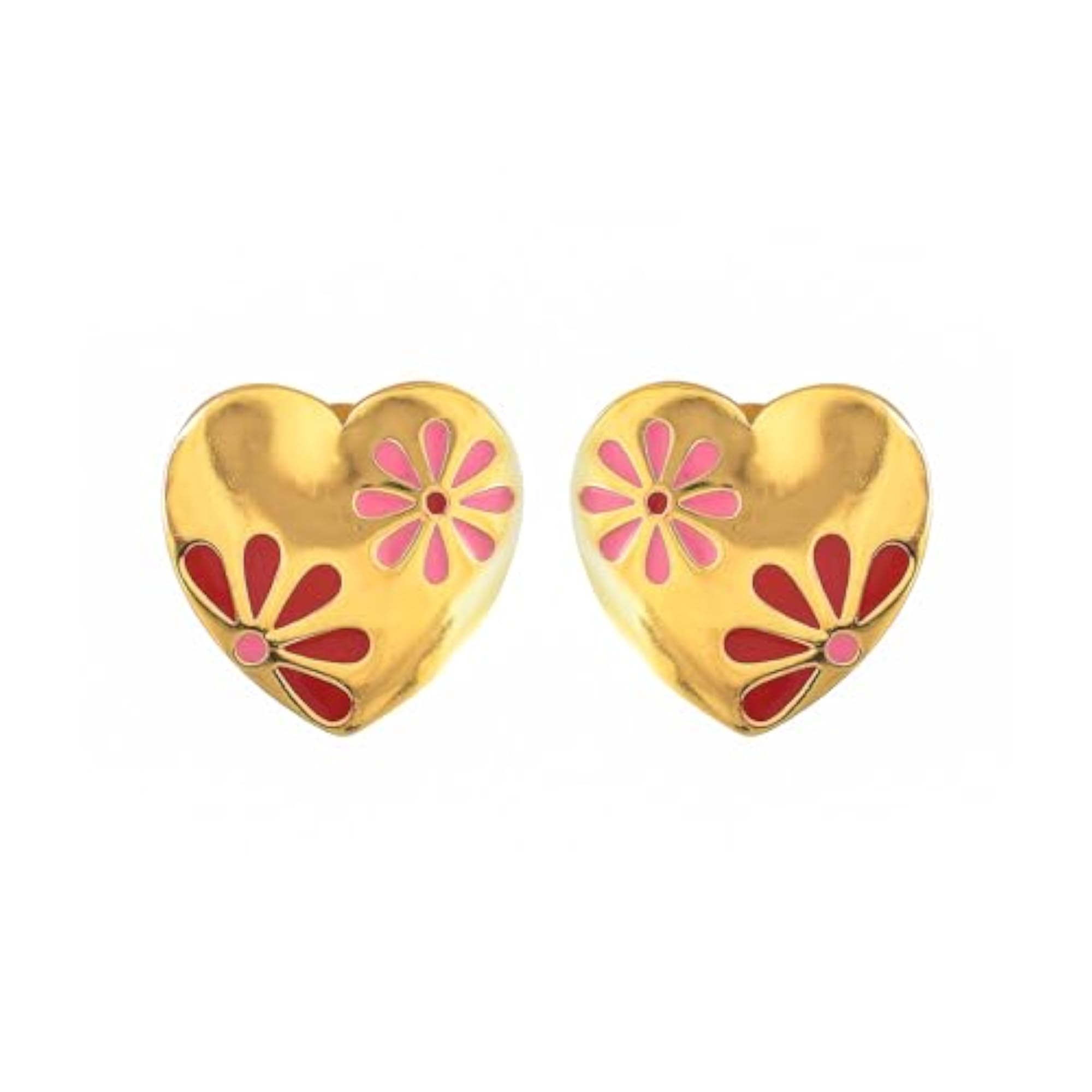 Blossom Heart Stud Earrings